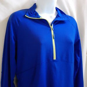 Athleta Blue Quarter Zip Running Jacket Size Small